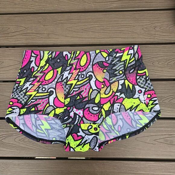 TYR Durafast Men Rasguno Pink/grey Allover Swim Suit Trunks Sz 30 New No Tag - Picture 1 of 4
